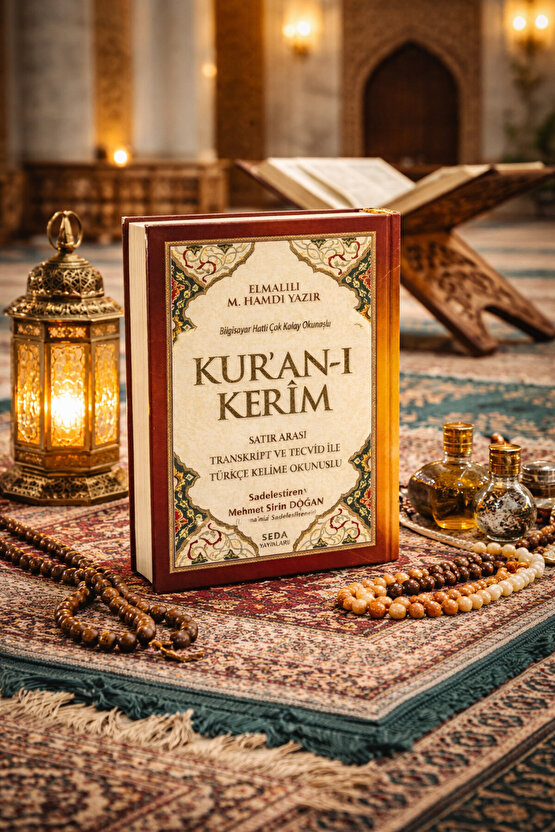 Rahle Boy Kuranı Kerim Ve Satır Arası Kelime Türkçe Okunuşlu Ve Türkçe Meali 3 Özellik Mealli Kuran
