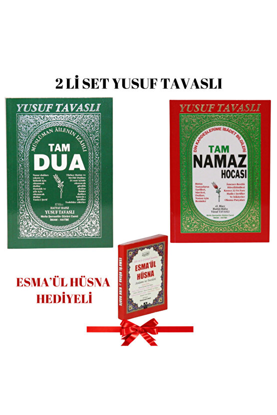 Tam Namaz hocası & Tam Dua Kitabı Seti - esmaül hüsna hediyeli