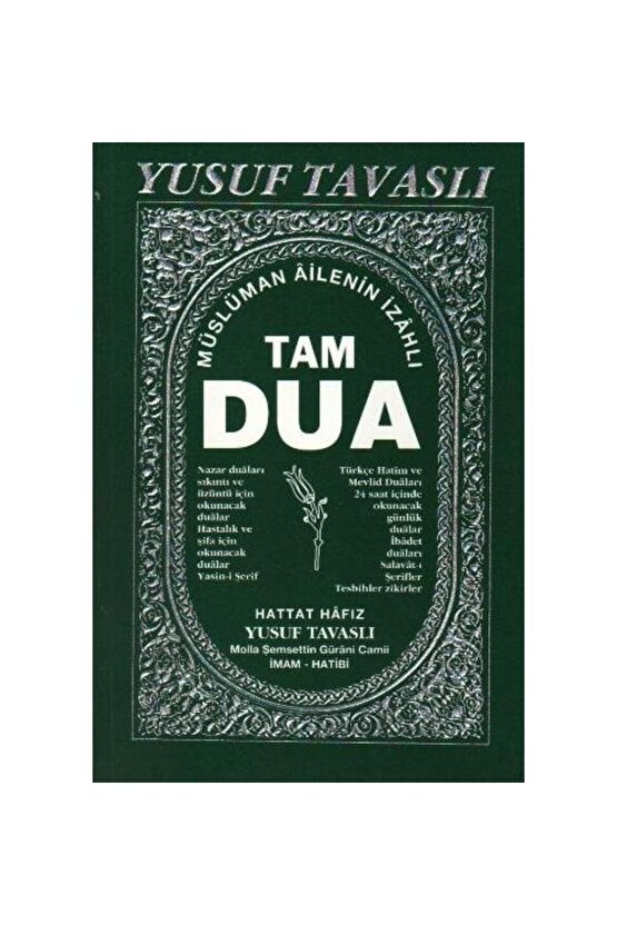 Müslüman Ailenin Izahlı Tam Dua Kitabı (b04)  Yusuf Tavaslı   9789758131174