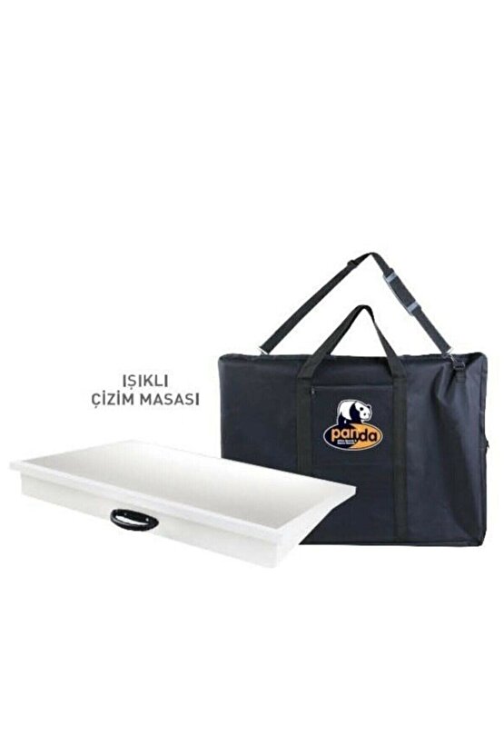 909 35x50 Cm Led Işıklı Masa Üstü Çizim Masası Çantasız