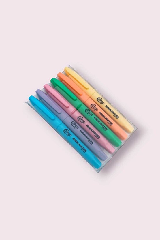 Pastel Highlighter Kalem Seti 6’lı