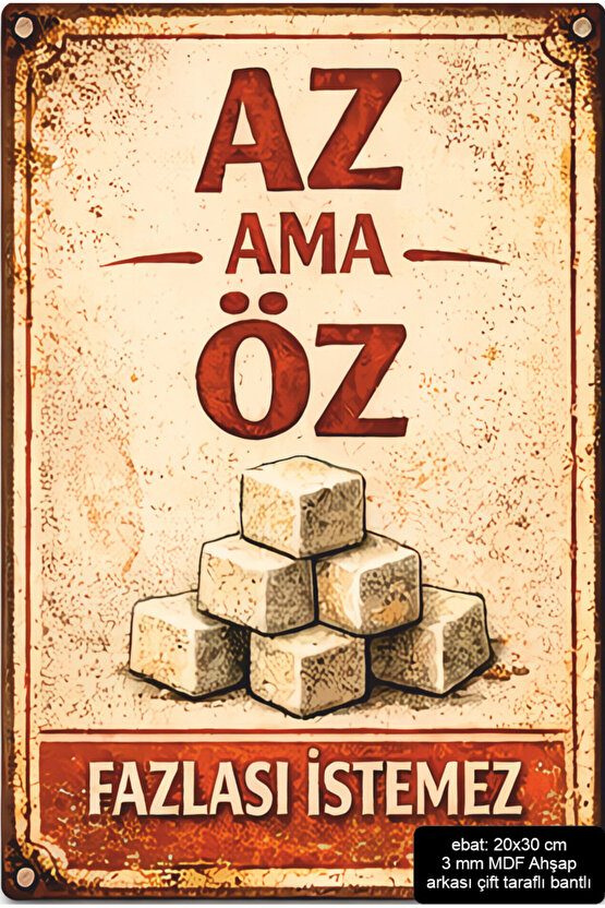 az ama öz dekorasyon mdf tablo retro ahşap poster