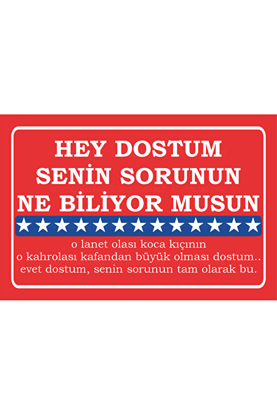 dostum senin sorunun ne biliyor musun amerikan filmleri meşhur replikler duvar yazıları ahşap poster