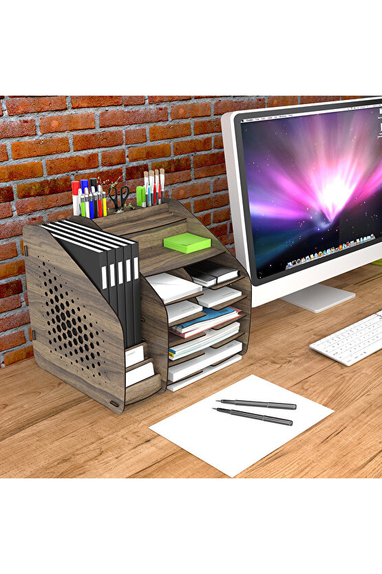 Fx-xl Hexa - 6 Renk - A4 Evrak Rafı Masaüstü Organizer