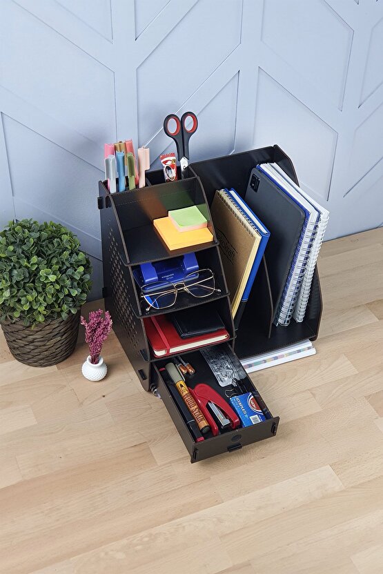 Focus Hexa Çekmeceli A4 Evrak Rafı Masaüstü Organizer