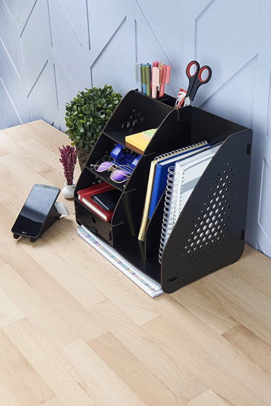 Focus Hexa Çekmeceli A4 Evrak Rafı Masaüstü Organizer