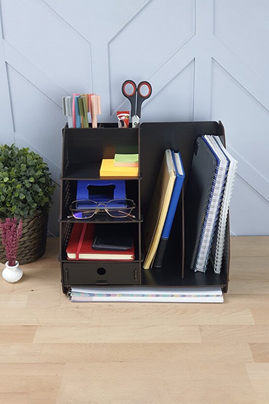Focus Hexa Çekmeceli A4 Evrak Rafı Masaüstü Organizer