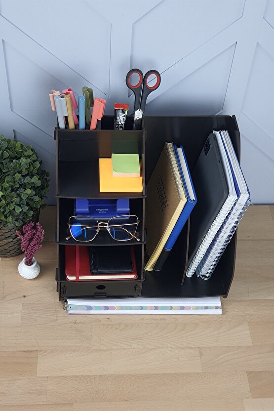 Focus Modest Çekmeceli A4 Evrak Rafı Masaüstü Organizer