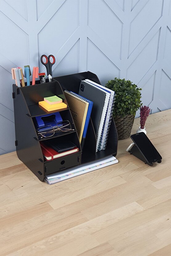 Focus Modest Çekmeceli A4 Evrak Rafı Masaüstü Organizer