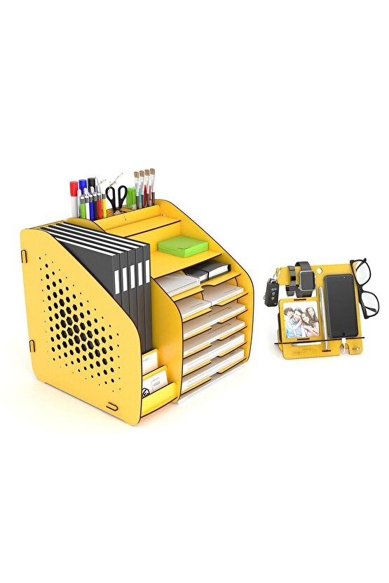 Fx-xl Hexa - 6 Renk - A4 Evrak Rafı Masaüstü Organizer
