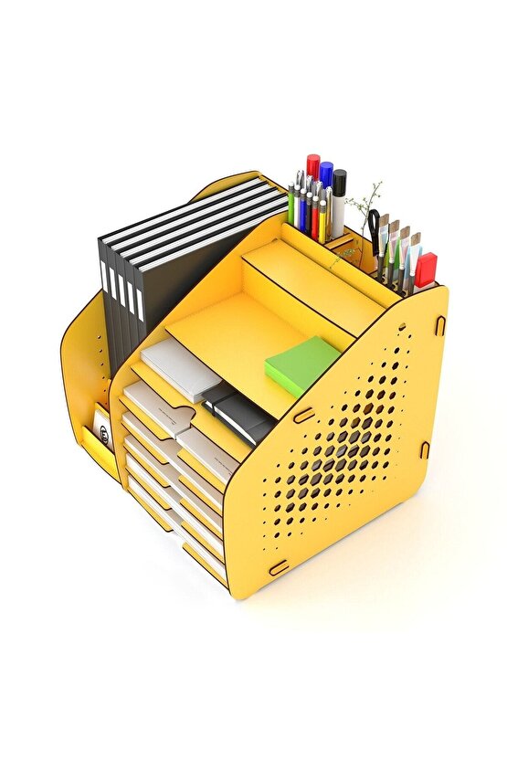Fx-xl Hexa - 6 Renk - A4 Evrak Rafı Masaüstü Organizer