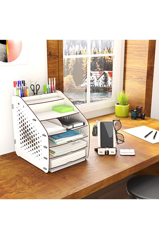 A4 Evrak Rafı Masaüstü Organizer