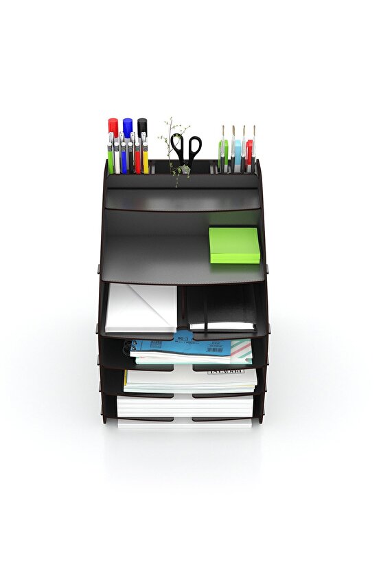 Design Otto Large Modest 6 Renk A4 Evrak Rafı Masaüstü Organizer