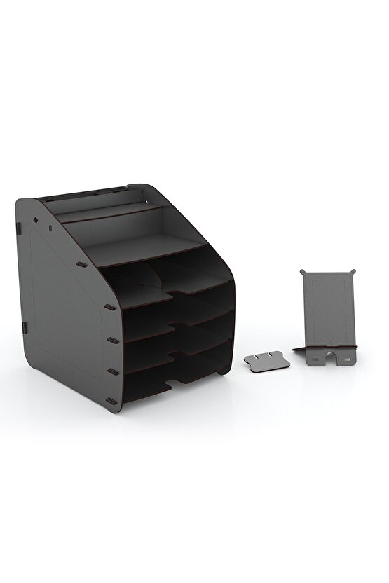 Design Otto Large Modest 6 Renk A4 Evrak Rafı Masaüstü Organizer