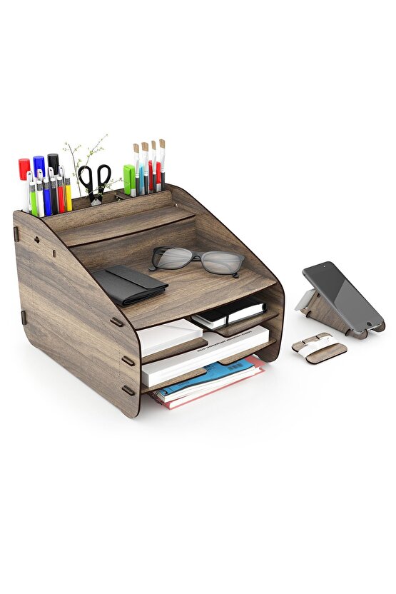 Fxm Modest - 6 Renk - A4 Evrak Rafı Masaüstü Organizer Düzenleyici