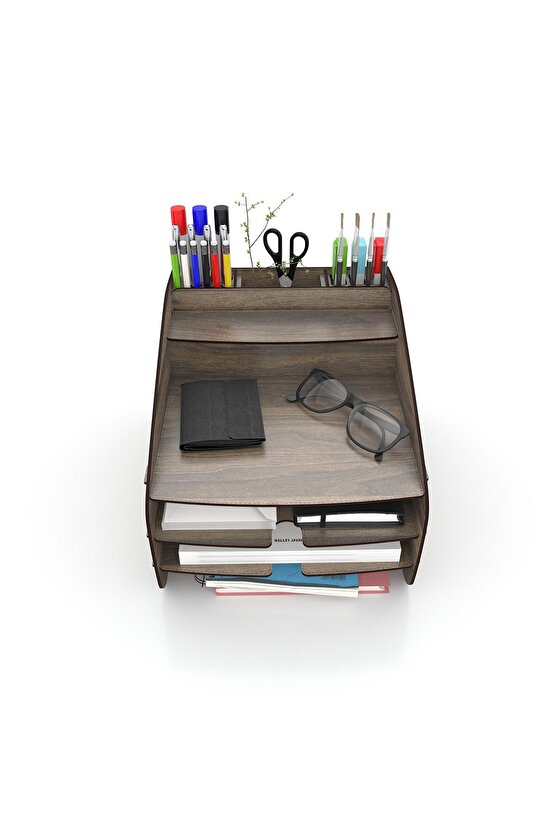 Fxm Modest - 6 Renk - A4 Evrak Rafı Masaüstü Organizer Düzenleyici