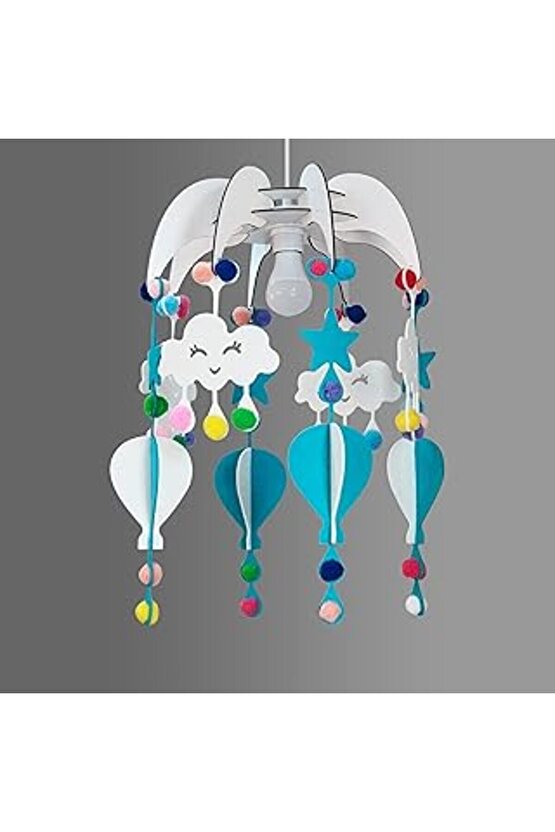 Design Otto Dream Bebek Odası Çocuk Odası Avize (MAVİ)