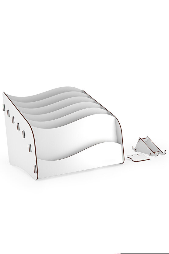 Design Otto Wavy Masaüstü Organizer Evrak Rafı - 6 Renk
