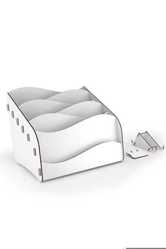 Design Otto Wavy Masaüstü Organizer Evrak Rafı - 6 Renk