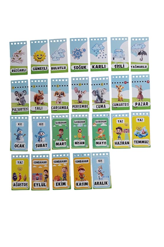 Masa takvimi (eğitici - etkileşimli)