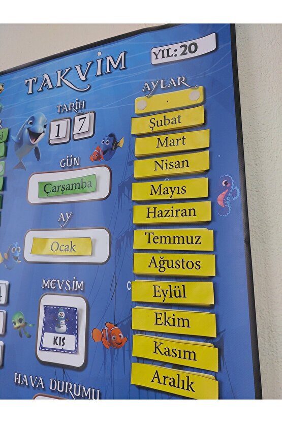 İNTERAKTİF TAKVİM OKYANUS (cırt cırtlı etkileşimli)