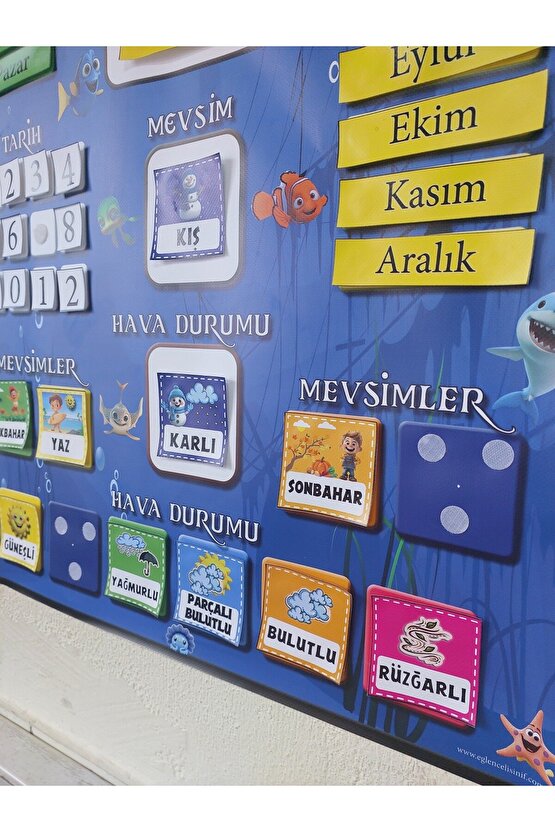 İNTERAKTİF TAKVİM OKYANUS (cırt cırtlı etkileşimli)