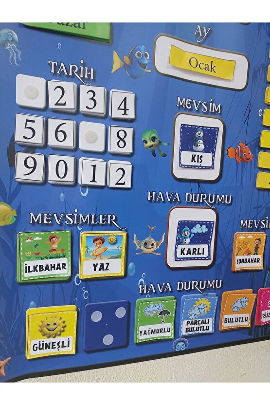 İNTERAKTİF TAKVİM OKYANUS (cırt cırtlı etkileşimli)