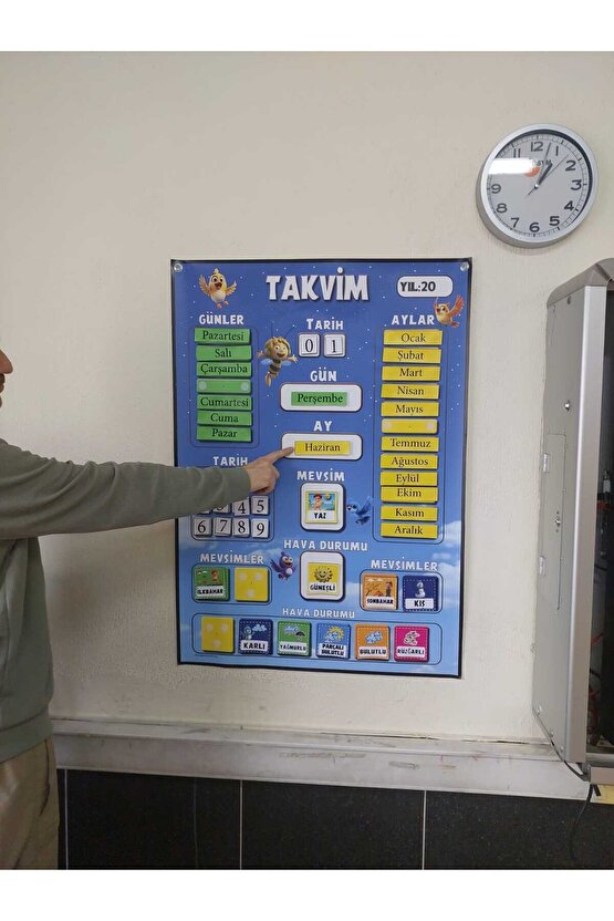 İNTERAKTİF TAKVİM GÖKYÜZÜ (cırt cırtlı)