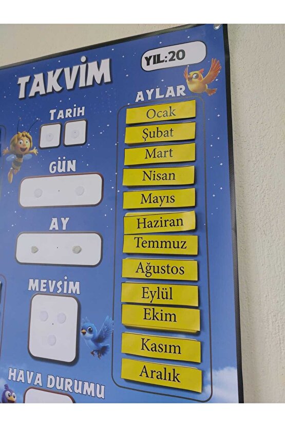İNTERAKTİF TAKVİM GÖKYÜZÜ (cırt cırtlı)
