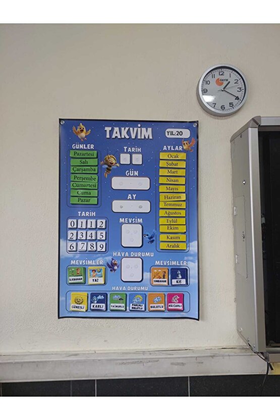 İNTERAKTİF TAKVİM GÖKYÜZÜ (cırt cırtlı)