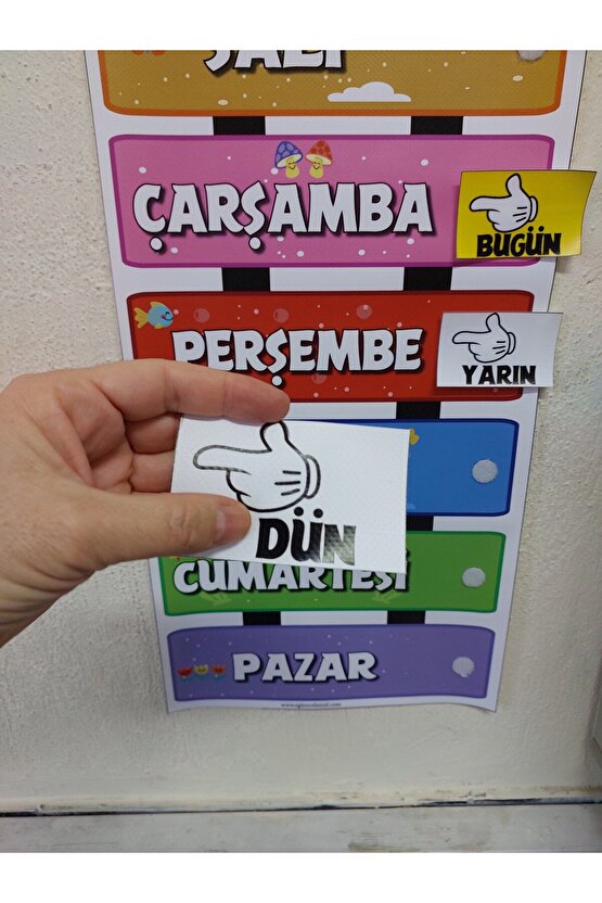 HAFTANIN GÜNLERİ ETKİLEŞİMLİ (cırt cırtlı)