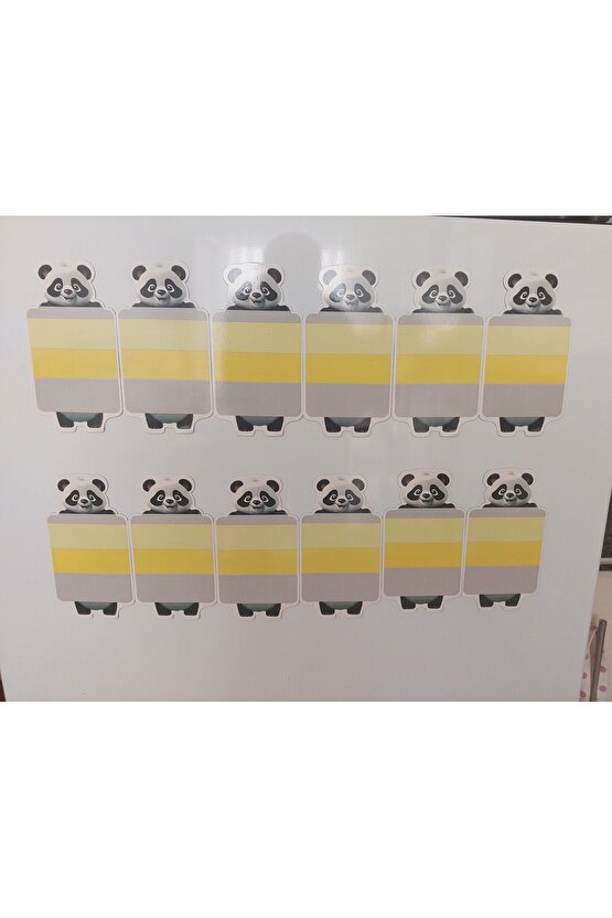 Magnet Yazı Satırı 15 Adet Yaz Sil (30 ADET ANETİL AYRAÇ HEDİYE)