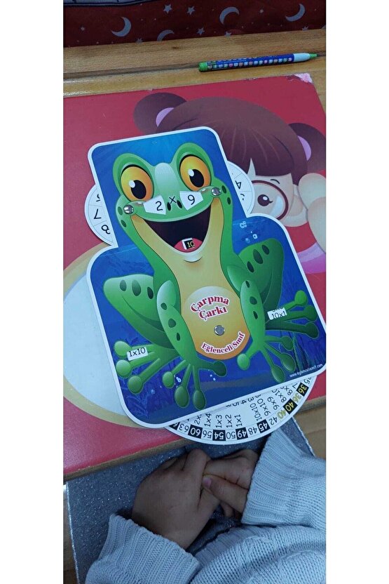 Çarpım Tablosu Çarkı Ve Kitap Ayracı Hediyeli