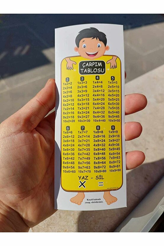 Çarpım Tablosu Çarkı Ve Kitap Ayracı Hediyeli