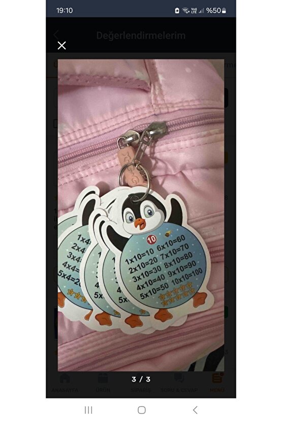 Çarpım Tablosu Çarkı Ve Kitap Ayracı Hediyeli
