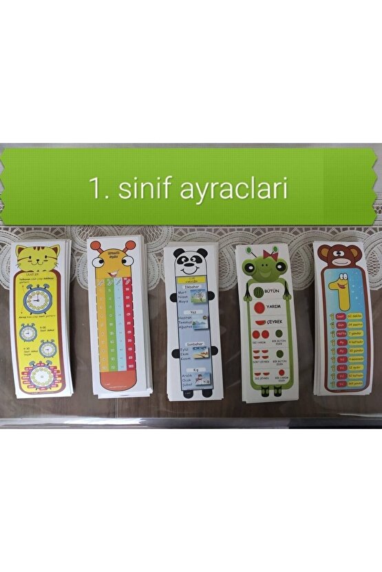 1. Sınıf Kitap Ayracı 40 Adet
