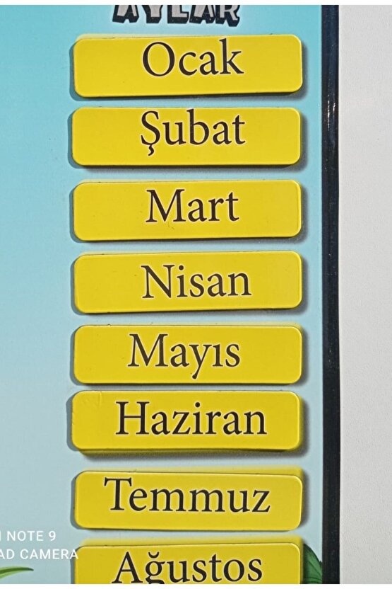 Sınıf Takvimi Mıknatıslı