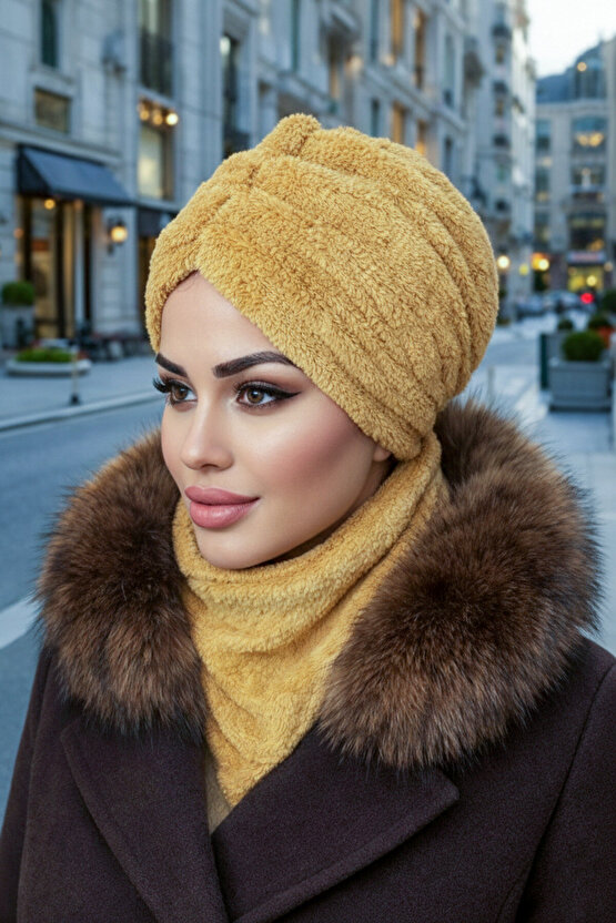 Camel Büzgülü Bone Ve Etol Takım