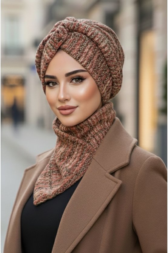 Taba Triko Kışlık Burgu Bone Ve Etol Takım