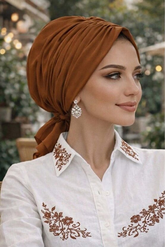 Açık Kahve Tokalı Bone
