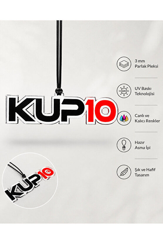 KUP10 Pleksi Araç Dikiz Aynası Süsü | Estetik ve Dayanıklı UV Baskılı Otomobil Aksesuarı