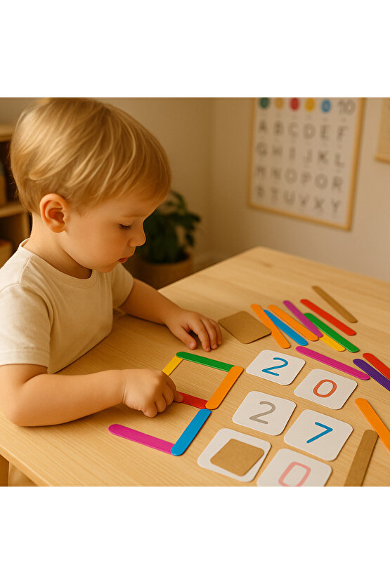 Renkli Sayı Stikleri – Eğlenceli Matematik Oyunu!