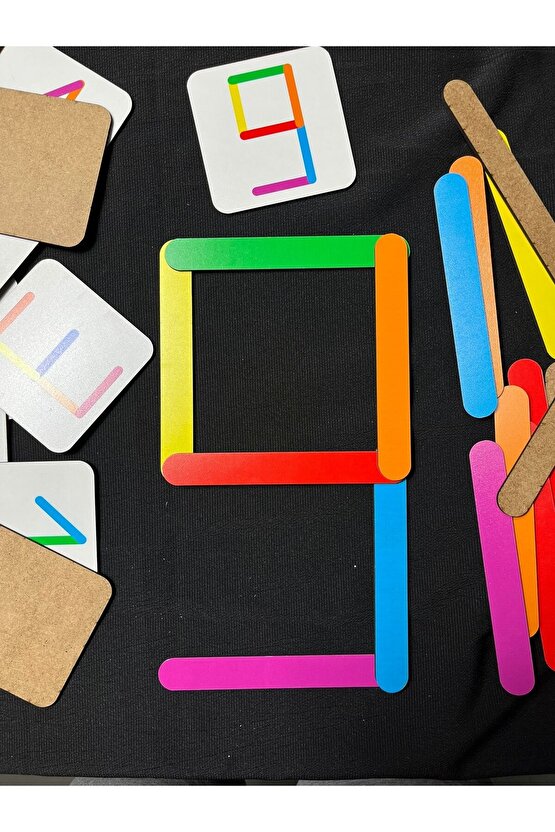 Renkli Sayı Stikleri – Eğlenceli Matematik Oyunu!