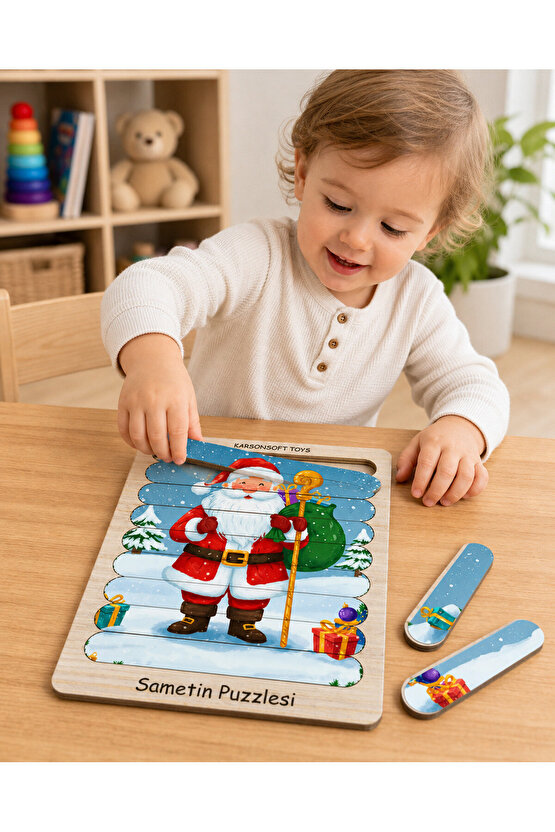 Çocuklar için Tatil Hediyeleri, Küçük Çocuk Yapboz Oyuncakları , Montessori Yapboz Oyunu