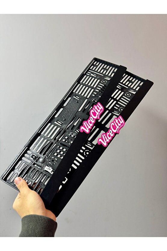 Retro Tarz! Vice City Pleksi Araç Plakalığı