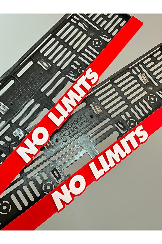  NO LIMIT Yazılı Araç Plakalığı – Özgürlüğünüzü Yansıtın! 