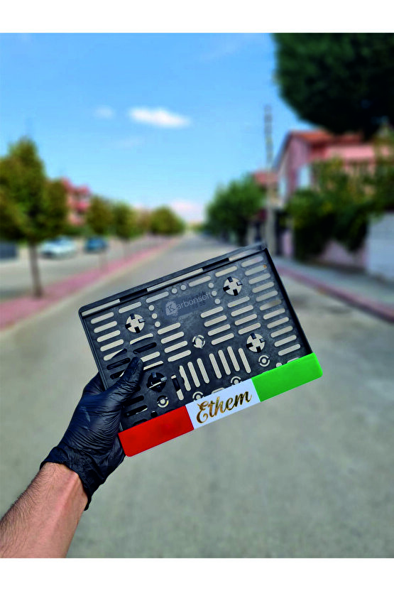 Kişiye Özel İsimli İtalik Motor Plakalık