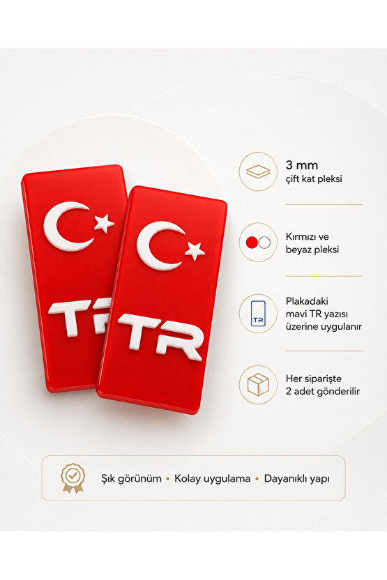 Tr Plaka Pleksi sticker
