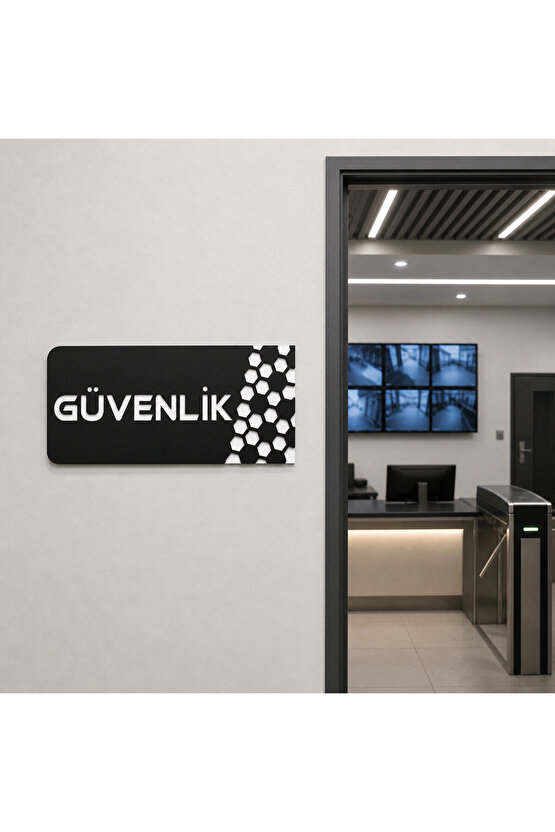 Dekoratif Güvenlik Yönlendirme Tabelası