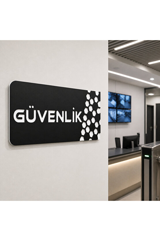 Dekoratif Güvenlik Yönlendirme Tabelası
